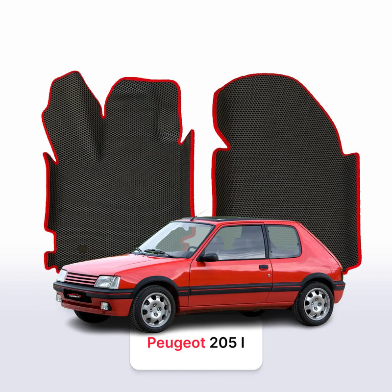 Fußmatten EVA für Peugeot 205 1 gen 1983-1998 jahr SCHÄGHECK 3 türer