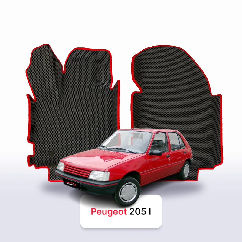 Fußmatten EVA für Peugeot 205 1 gen 1983-1998 jahr SCHÄGHECK 5 türer
