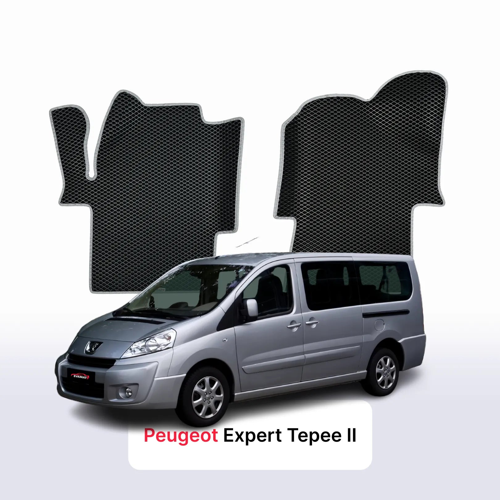 Fußmatten EVA für Peugeot Expert Tepee 2 gen 2006-2016 jahr BUS