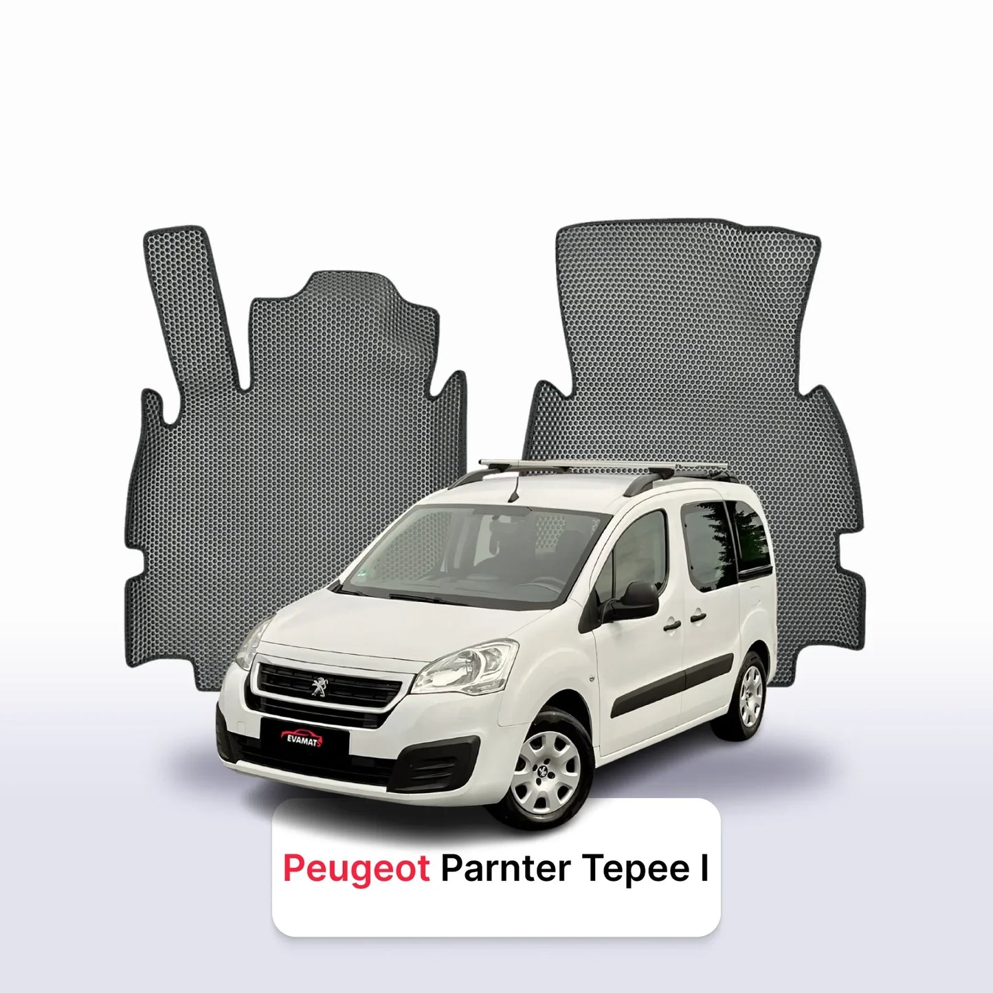 Fußmatten EVA für Peugeot Partner Tepee 2 gen 2008-2018 Jahr KOMBIVAN