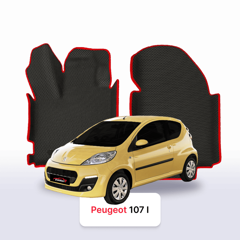 Fußmatten EVA für Peugeot 107(AMT) 1 gen 2005-2014 Jahr SCHRÄGHECK 3 TÜRER