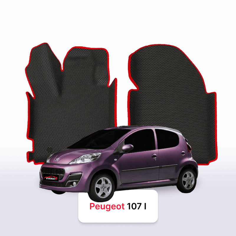 Fußmatten EVA für Peugeot 107(MT) 1 gen 2005-2014 Jahr SCHRÄGHECK 5 TÜRER