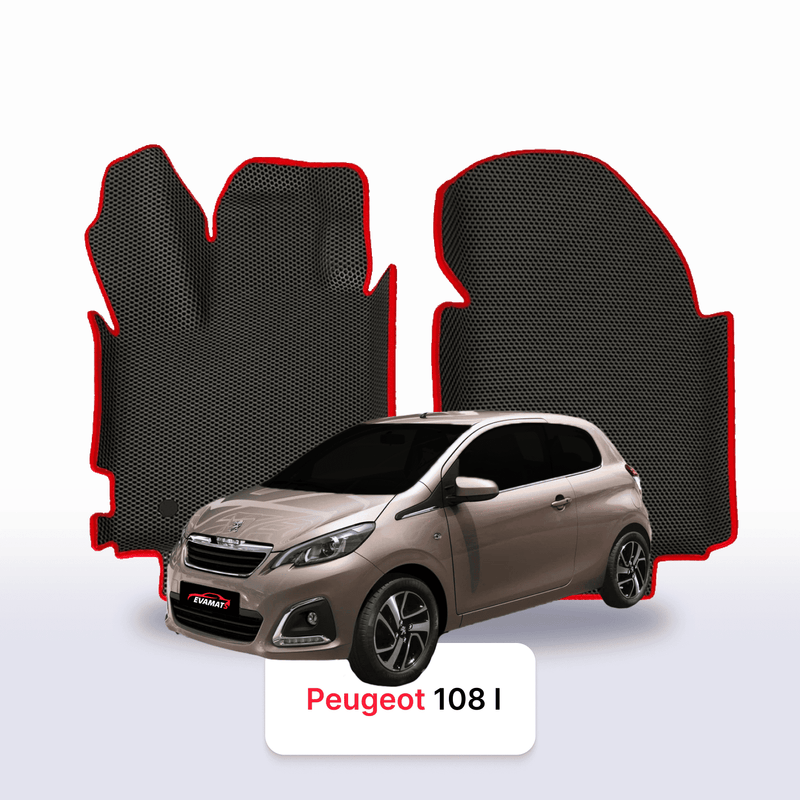 Fußmatten EVA für Peugeot 108 1 gen 2014-2021 jahr SCHÄGHECK 3 türer