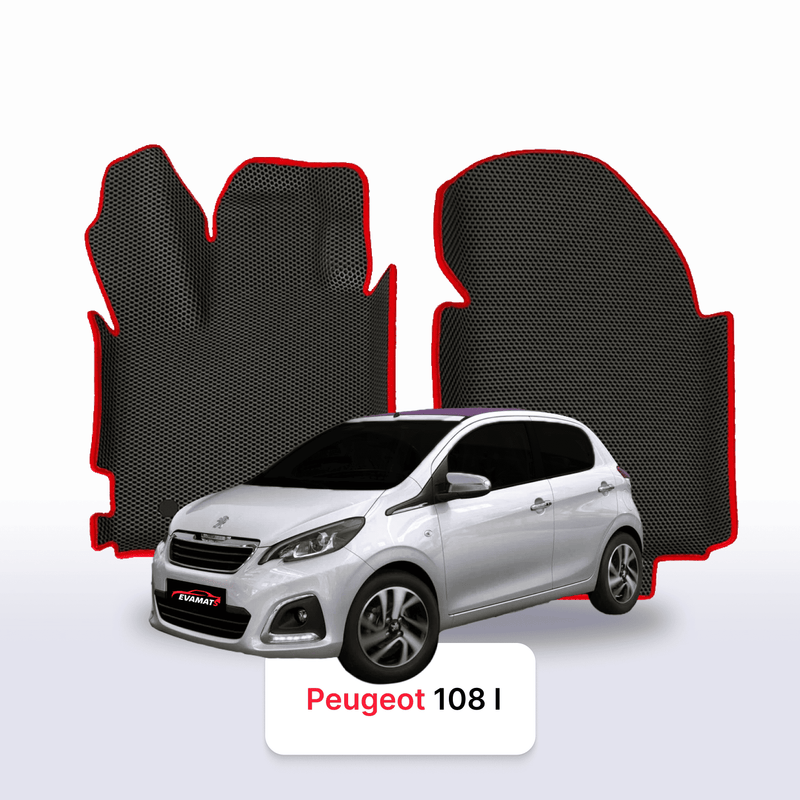 Fußmatten EVA für Peugeot 108 1 gen 2014-2021 jahr SCHÄGHECK 5 türer