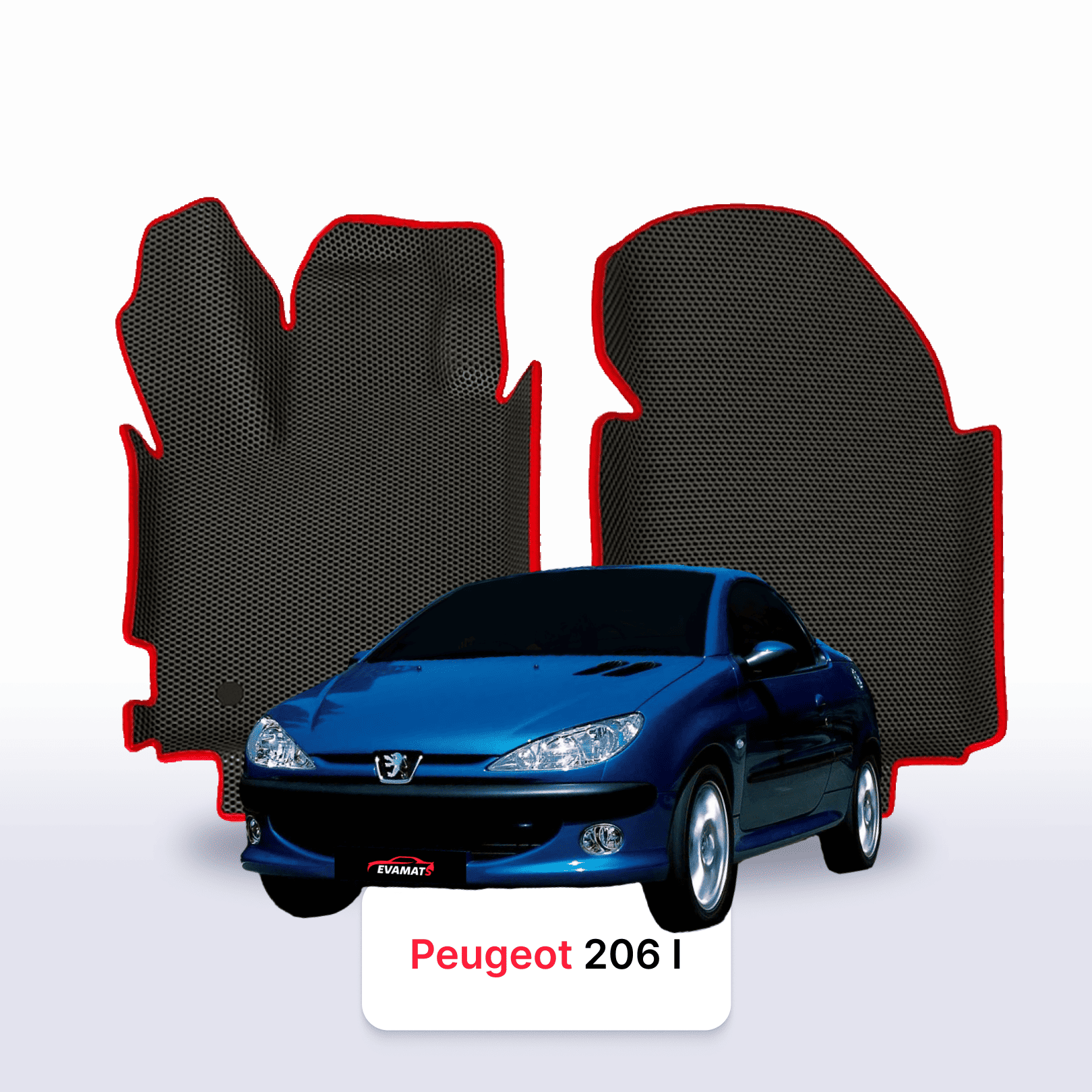 Fußmatten EVA für Peugeot 206(MT) 1 gen 1998-2012 jahr CABRIO