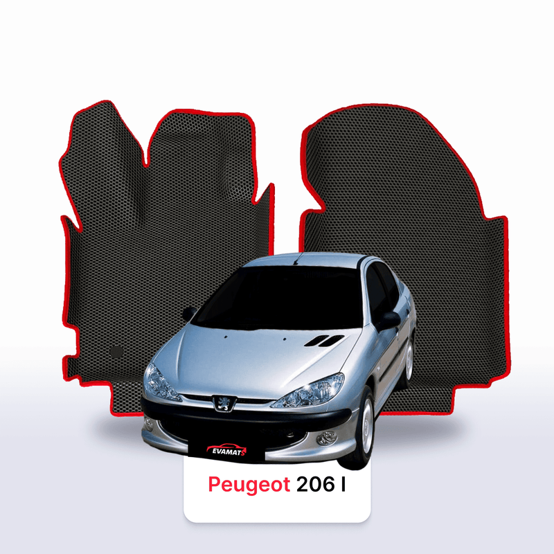 Fußmatten EVA für Peugeot 206(MT) 1 gen 1998-2012 jahr LIMOUSINE