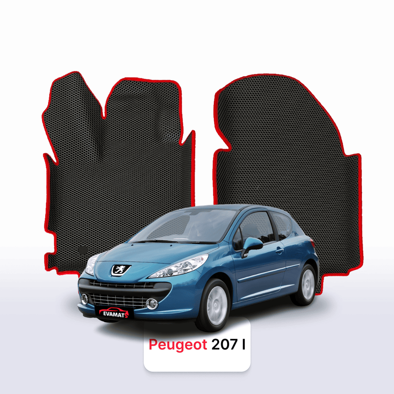 Fußmatten EVA für Peugeot 207(MT) 1 gen 2006-2015 jahr SCHÄGHECK 3 türer