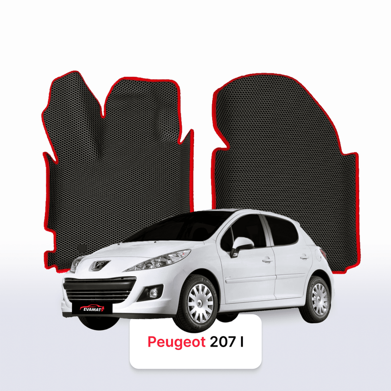 Fußmatten EVA für Peugeot 207(MT) 1 gen 2006-2015 jahr SCHÄGHECK 5 türer
