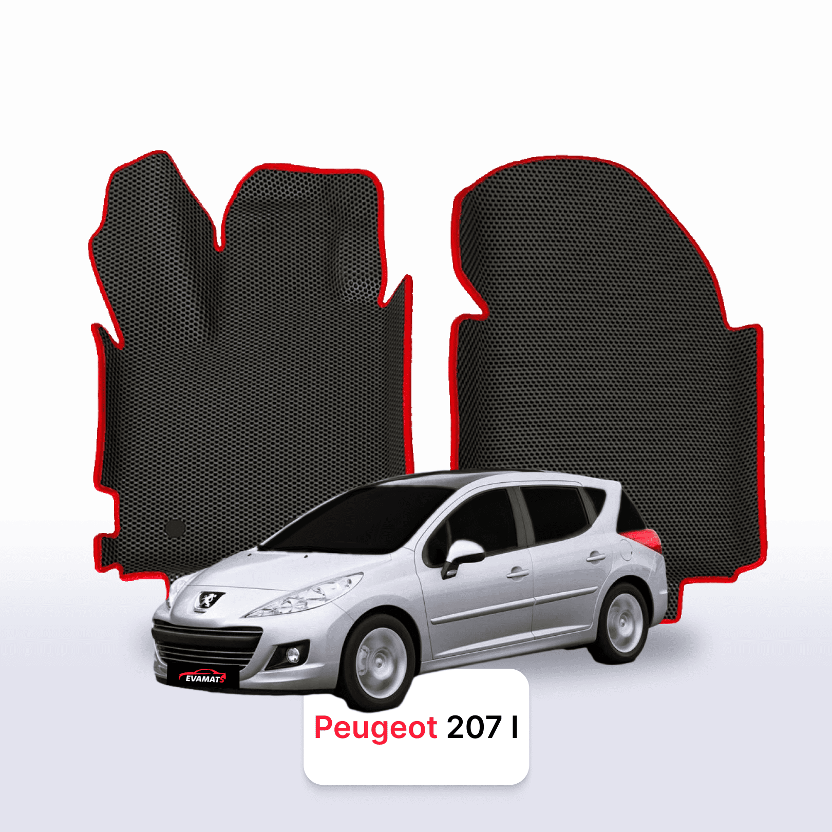 Fußmatten EVA für Peugeot 207(MT) 1 gen 2006-2015 jahr KOMBI