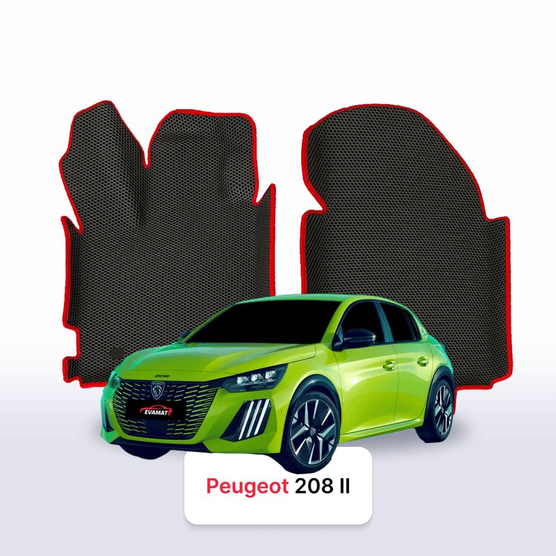 Fußmatten EVA für Peugeot 208(AT) 2 gen 2019-2028 jahr SCHÄGHECK 5 türer