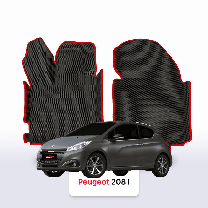 Fußmatten EVA für Peugeot 208(MT) 1 gen 2012-2019 jahr SCHÄGHECK 5 türer