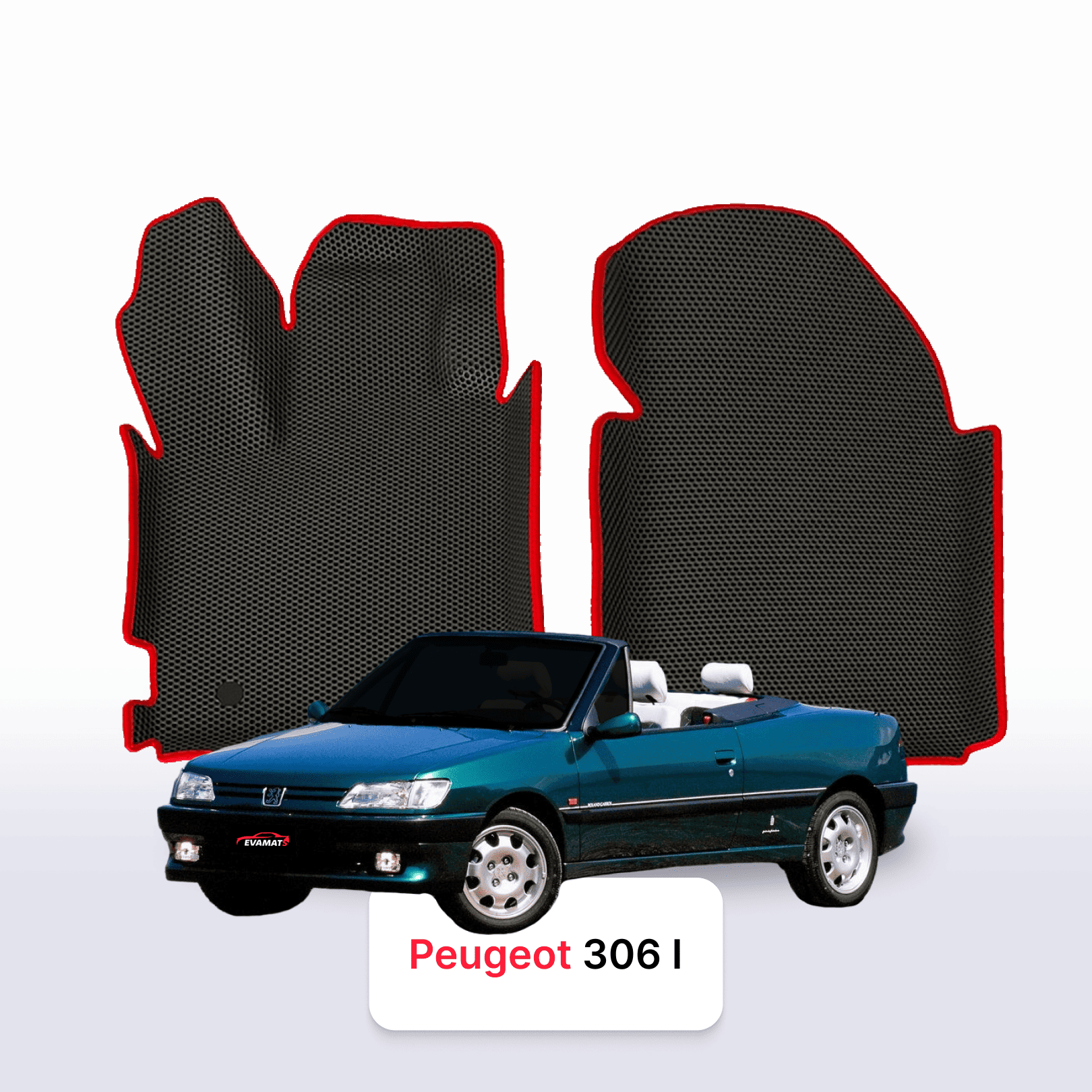 Fußmatten EVA für Peugeot 306(MT) 1 gen 1993-2002 jahr CABRIO