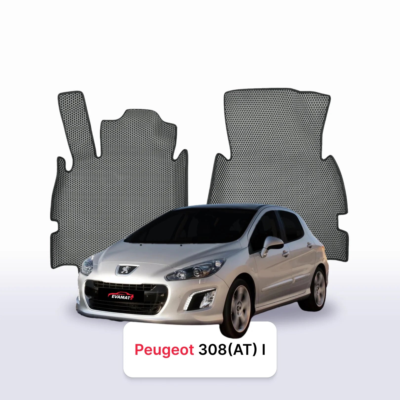 Fußmatten EVA für Peugeot 308(AT) 1 gen 2007-2015 jahr SCHÄGHECK 5 türer