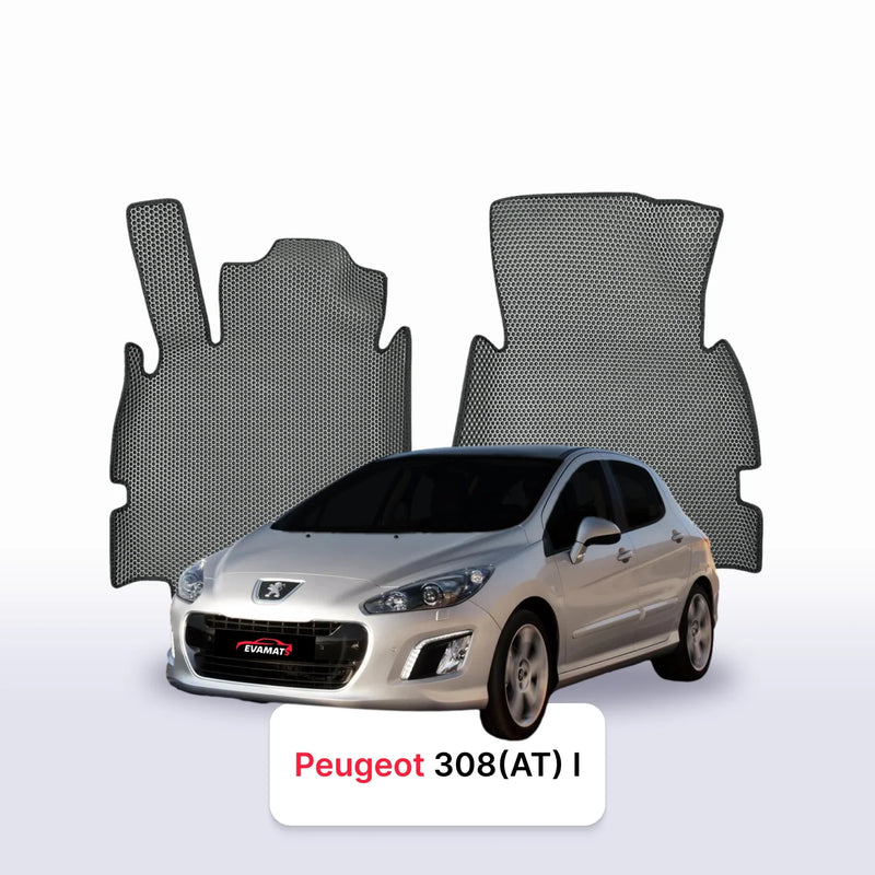 Fußmatten EVA für Peugeot 308(AT) 1 gen 2007-2015 jahr SCHÄGHECK 5 türer