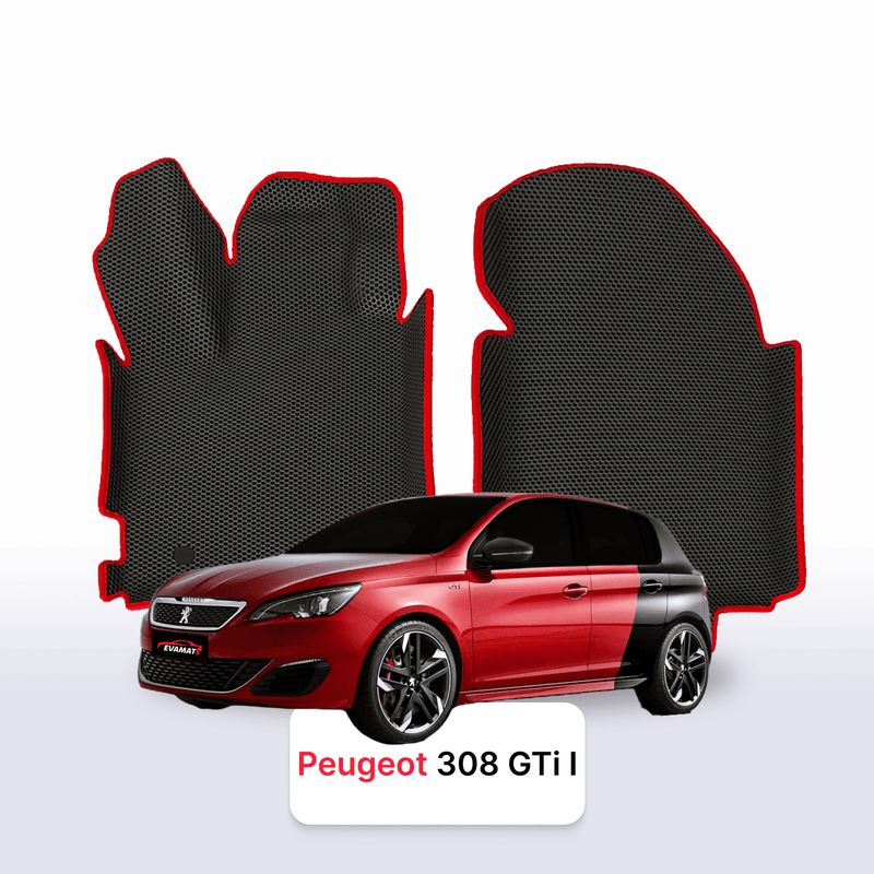 Fußmatten EVA für Peugeot 308 GTi 1 gen 2015-2021 jahr SCHÄGHECK 5 türer