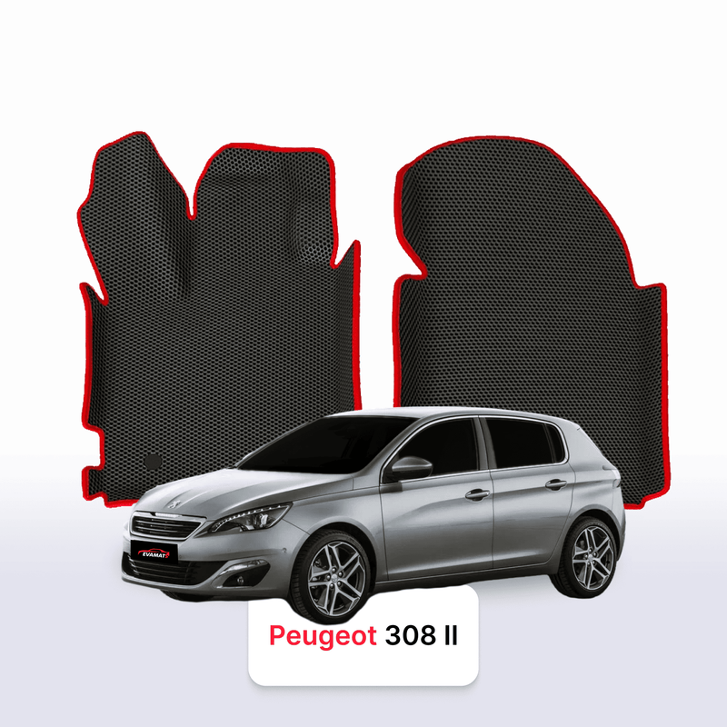 Fußmatten EVA für Peugeot 308(MT) 2 gen 2013-2021 jahr SCHÄGHECK 5 türer