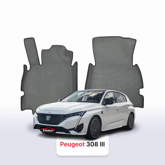 Fußmatten EVA für Peugeot 308(MT) 3 gen 2021-2028 Jahr SCHRÄGHECK 5-Türer