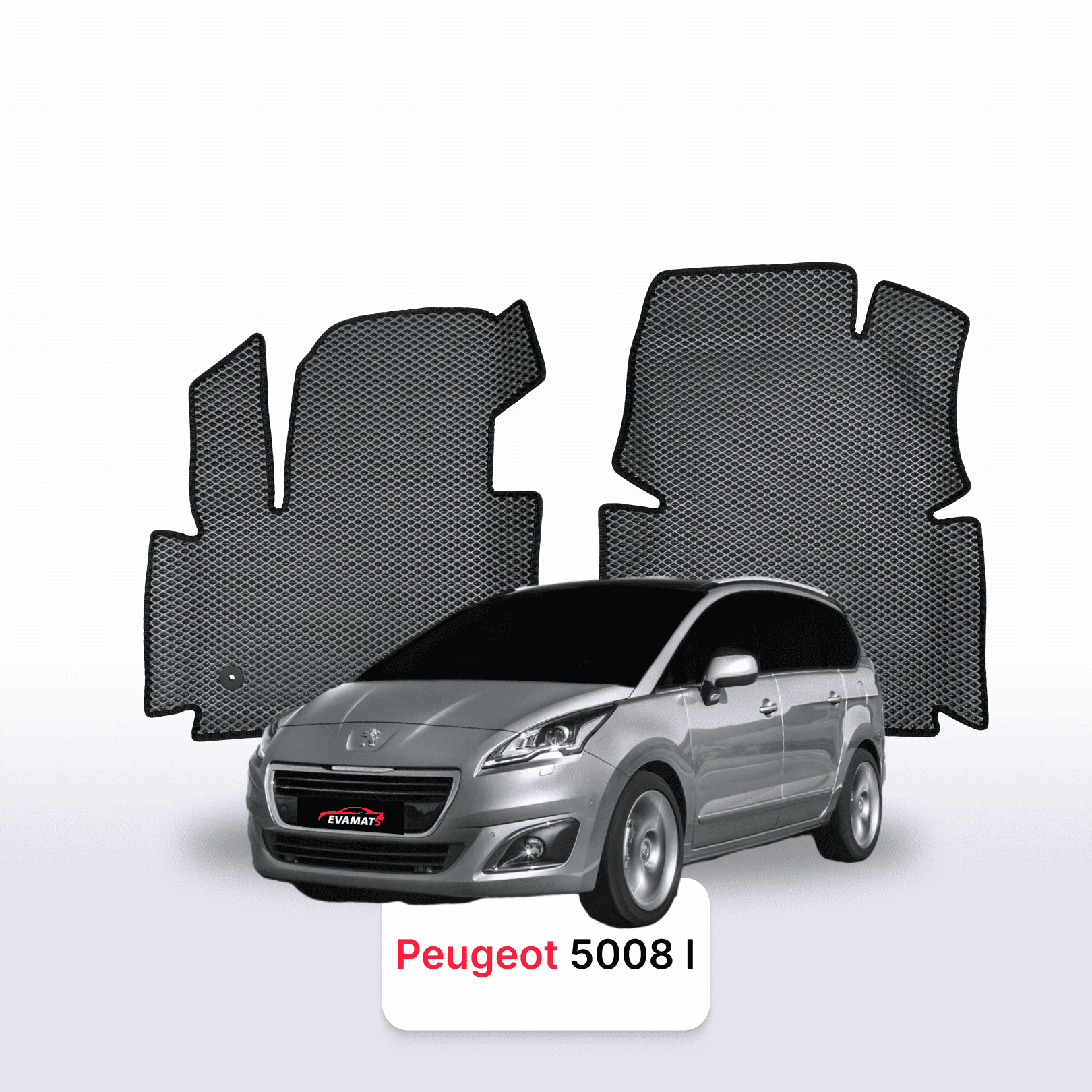 Fußmatten EVA für Peugeot 5008(MT) 1 gen 2009-2016 jahr MINIVAN