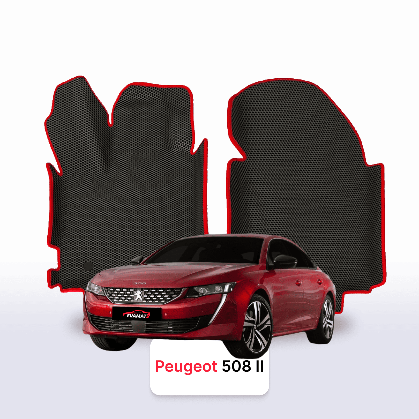 Fußmatten EVA für Peugeot 508(AT) 2 gen 2018-2025 jahr LIMOUSINE