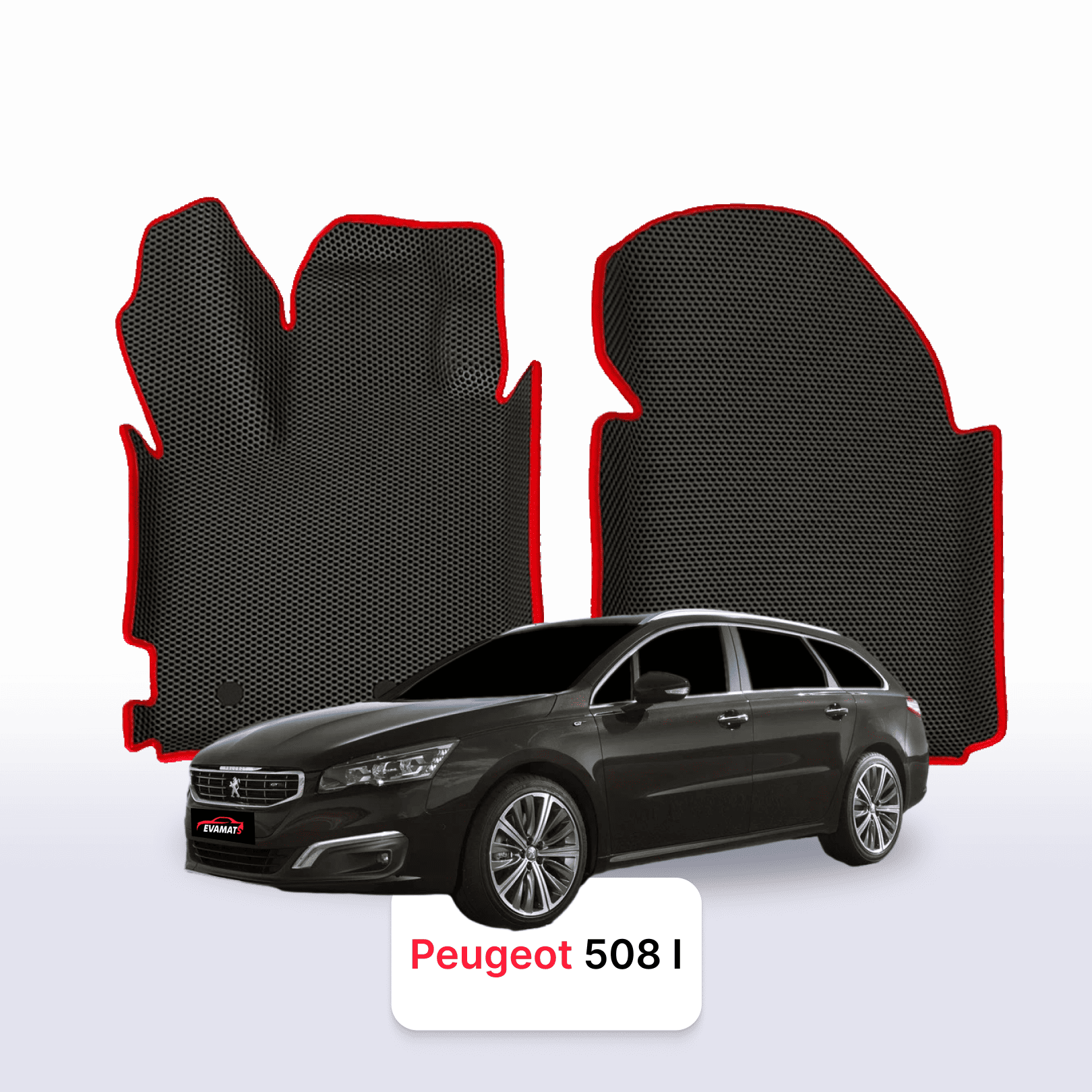 Fußmatten EVA für Peugeot 508(MT) 1 gen 2011-2018 jahr KOMBI