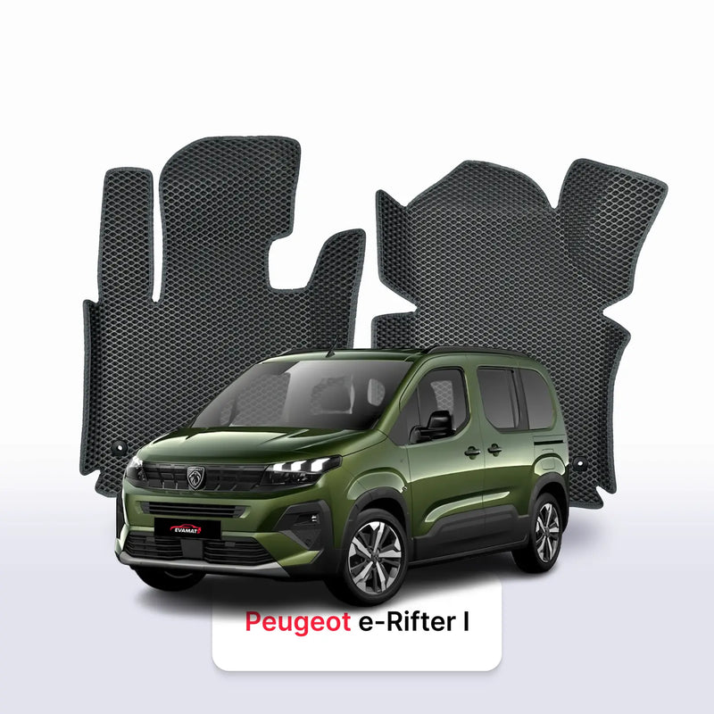 Fußmatten EVA für Peugeot e-Rifter 1 gen 2018-2026 jahr MINIVAN