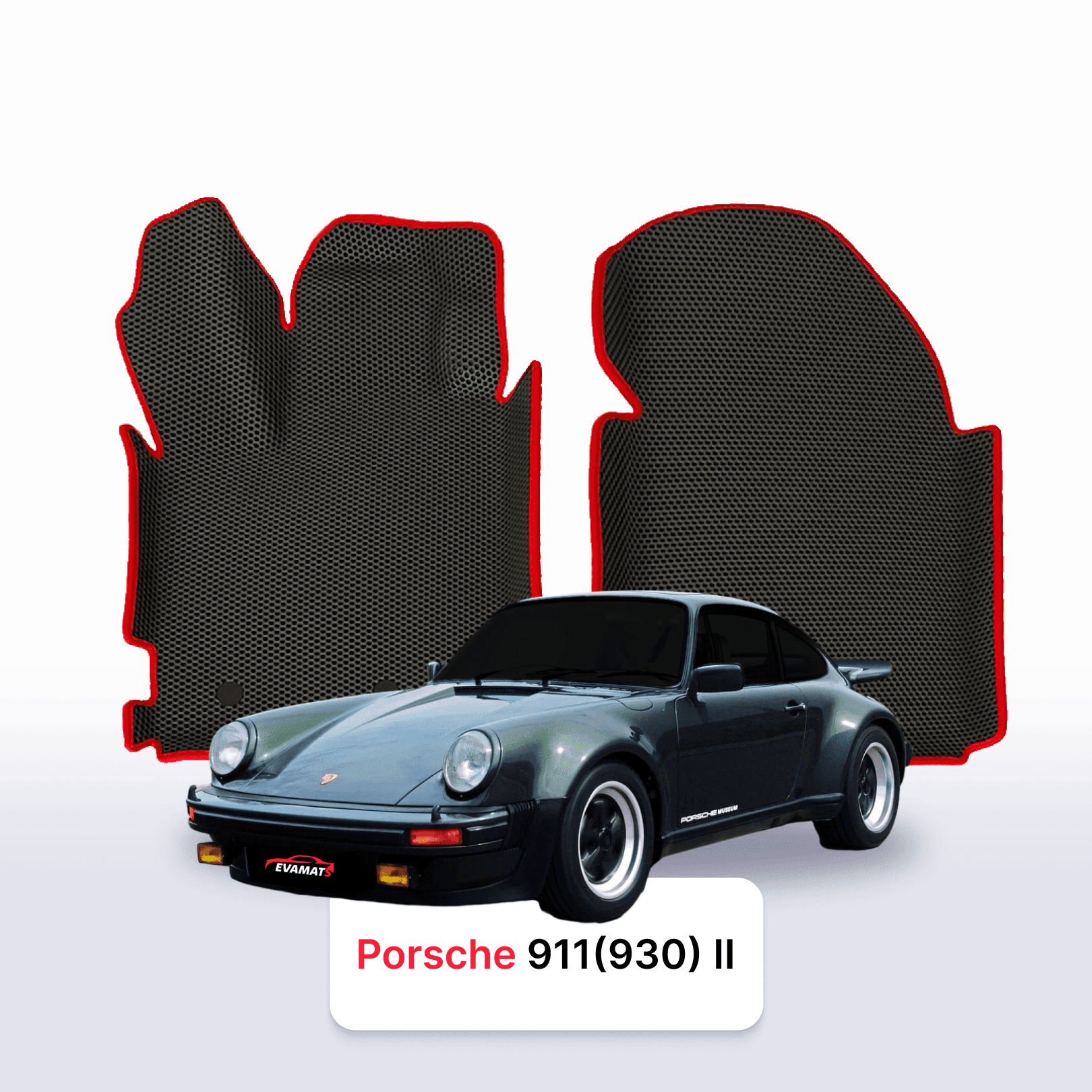 Fußmatten EVA für Porsche 911(930) 2 gen 1973-1989 jahr COUPE