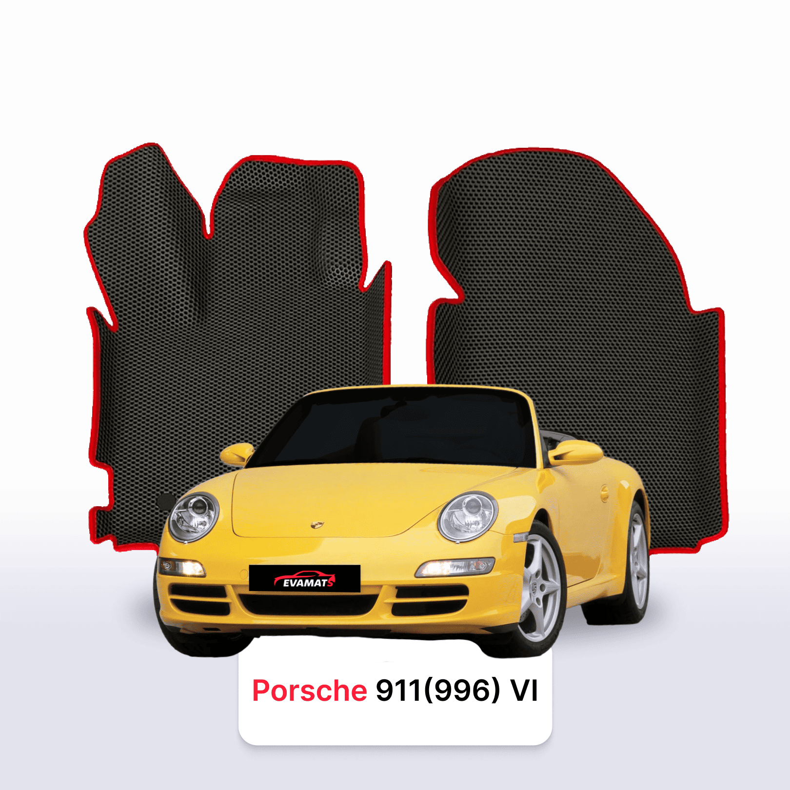 Fußmatten EVA für Porsche 911(997) 6 gen 2004-2012 jahr CABRIO