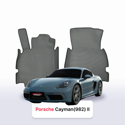 Fußmatten EVA für Porsche Cayman 718 (981/982) 2 gen 2012-2025 jahr COUPE