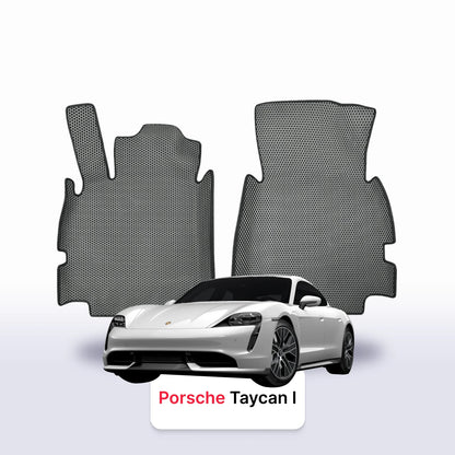 Fußmatten EVA für Porsche Taycan(4S) 1 gen 2019-2028 jahr Elektrisch KOMBI Cross Turismo