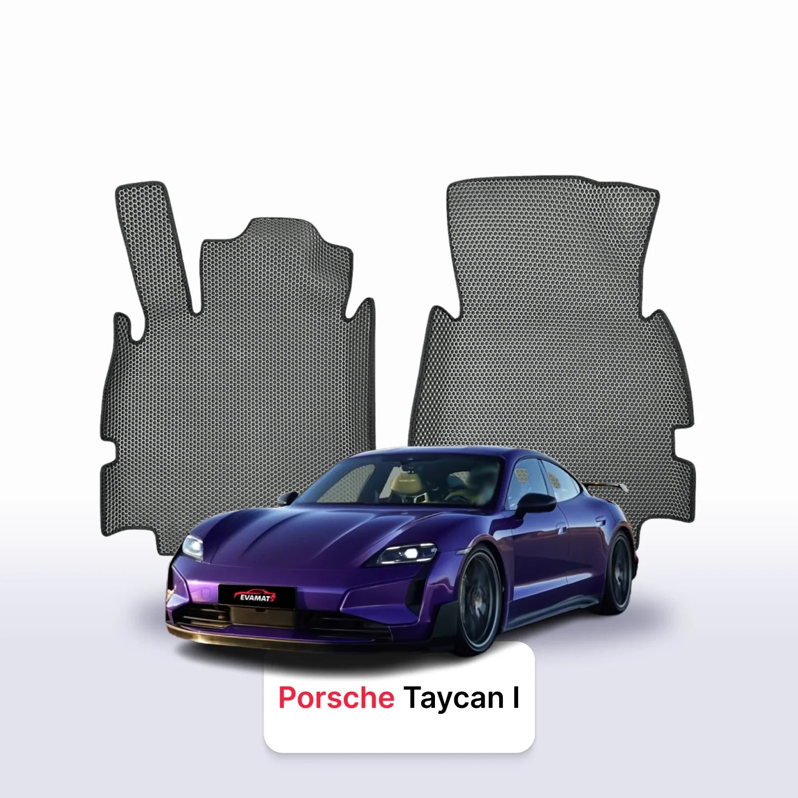 Fußmatten EVA für Porsche Taycan 1 gen 2019-2028 jahr Elektrisch LIMOUSINE Turbo GT