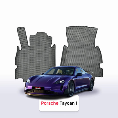 Fußmatten EVA für Porsche Taycan 1 gen 2019-2028 jahr Elektrisch LIMOUSINE Turbo GT