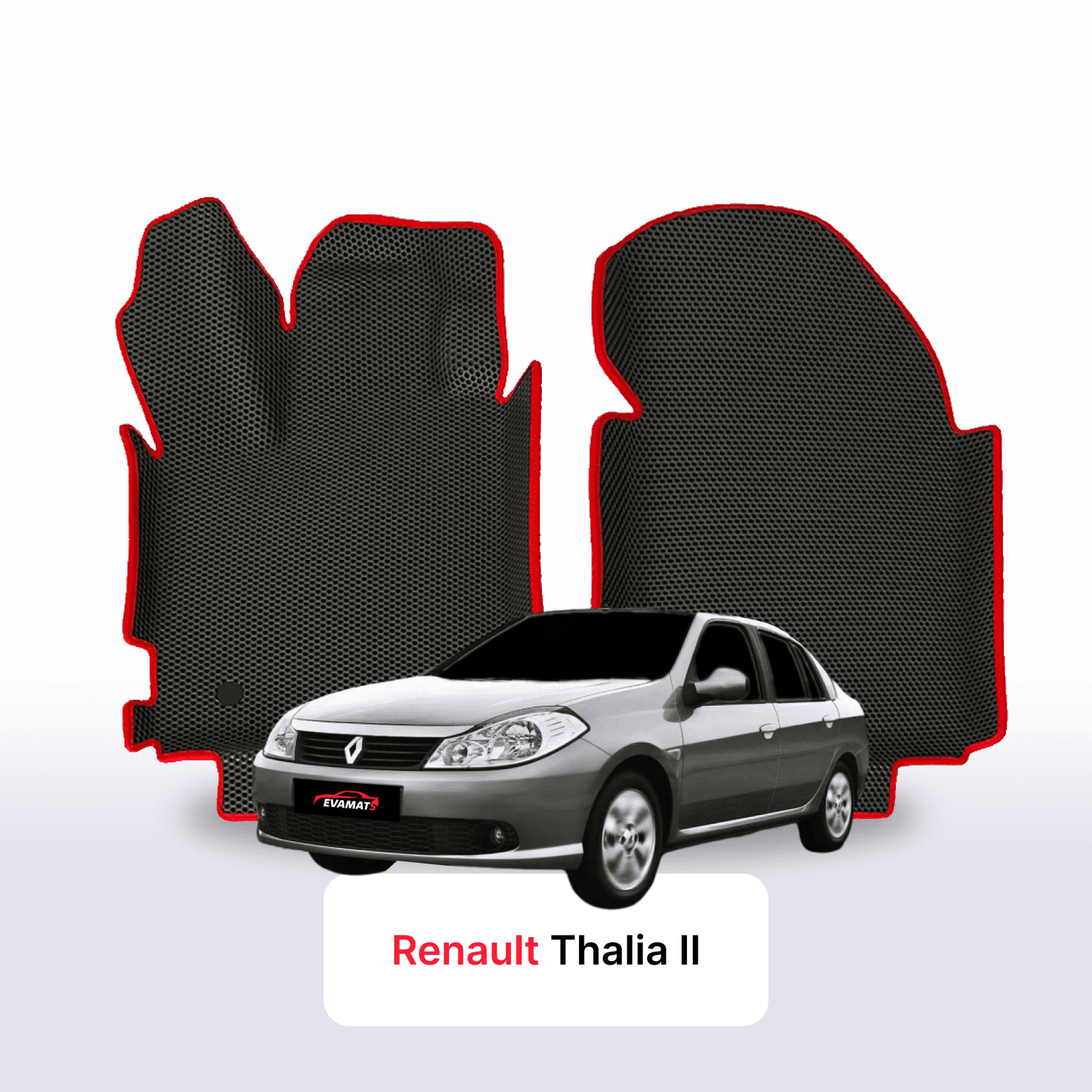 Fußmatten EVA für Renault Thalia 2 gen 2008-2012 jahr LIMOUSINE