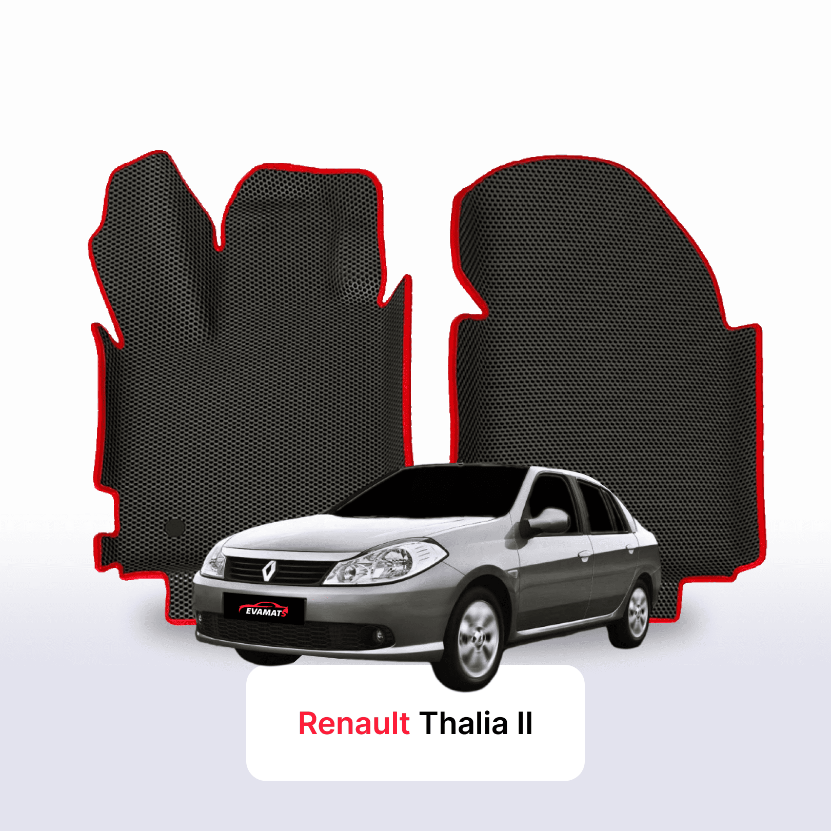 Fußmatten EVA für Renault Thalia 2 gen 2008-2012 jahr LIMOUSINE