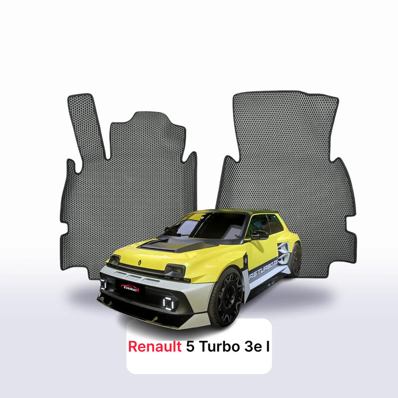 Fußmatten EVA für Renault 5 Turbo 3e 1 gen 2024-2028 jahr SCHÄGHECK 3 türer