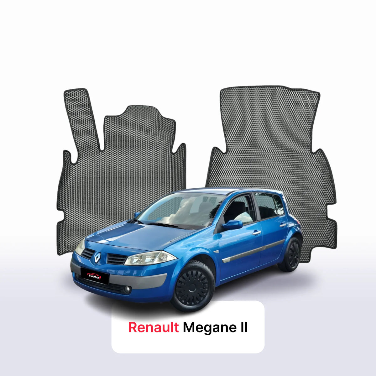 Fußmatten EVA für Renault Megane 2 gen 2002-2009 Jahr SCHRÄGHECK 5 TÜRER