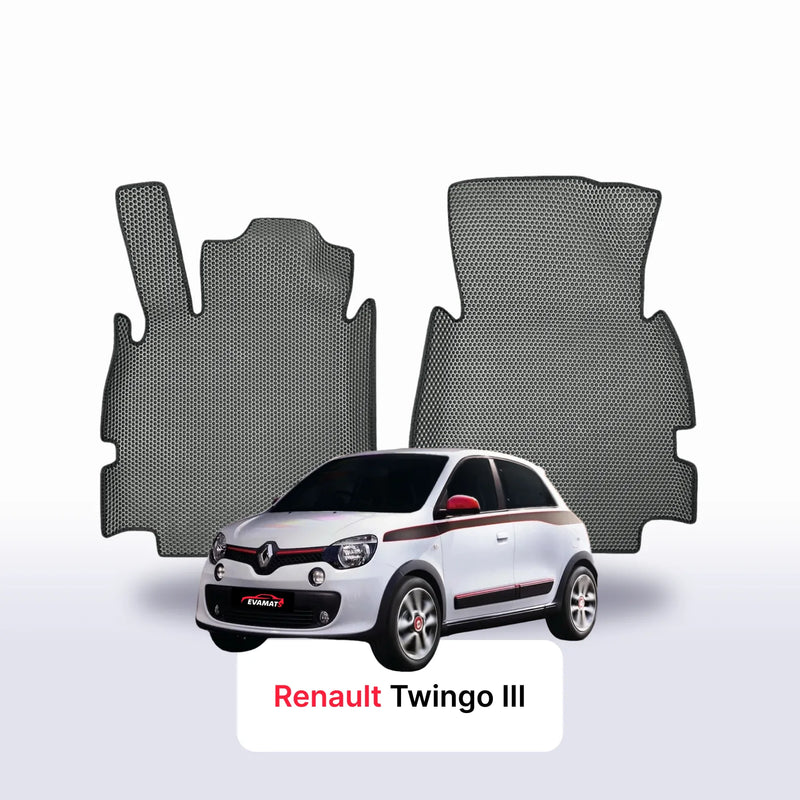 Fußmatten EVA für Renault Twingo 3 gen 2014-2025 jahr SCHÄGHECK 3 türer