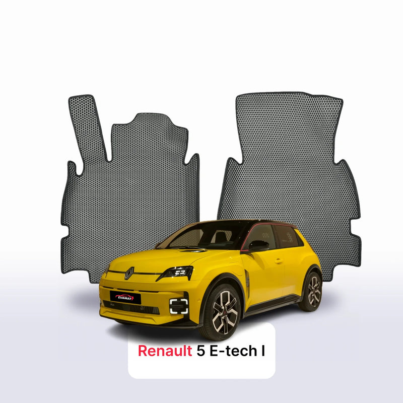 Fußmatten EVA für Renault 5 E-tech 1 gen 2024-2028 jahr SCHÄGHECK 5 türer