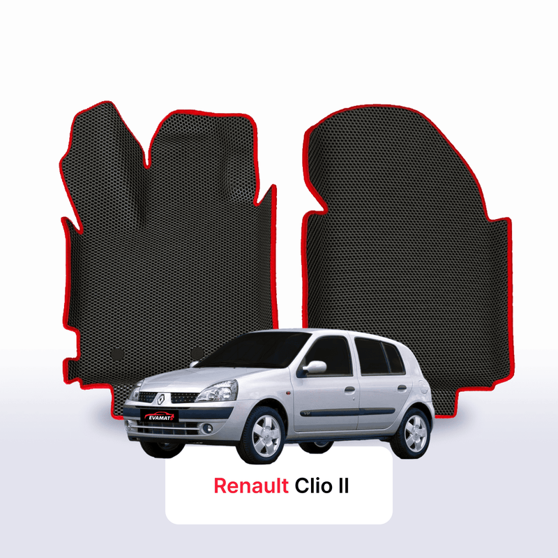 Fußmatten EVA für Renault Clio 2 gen 2001-2013 jahr SCHÄGHECK 5 türer