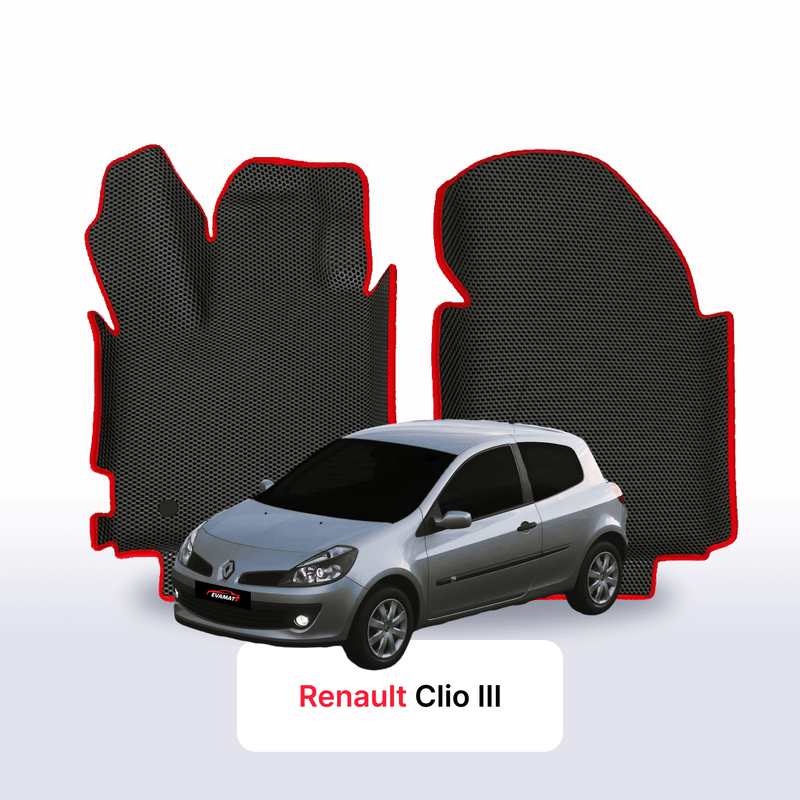 Fußmatten EVA für Renault Clio 3 gen 2005-2014 jahr SCHÄGHECK 3 türer