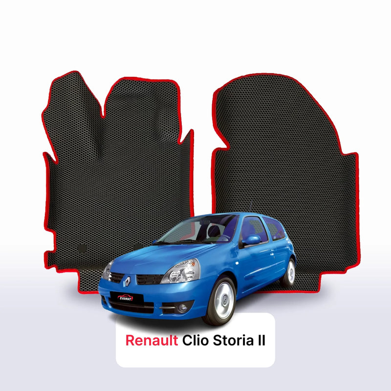Fußmatten EVA für Renault Clio Storia 2 gen 1998-2012 jahr SCHÄGHECK 3 türer