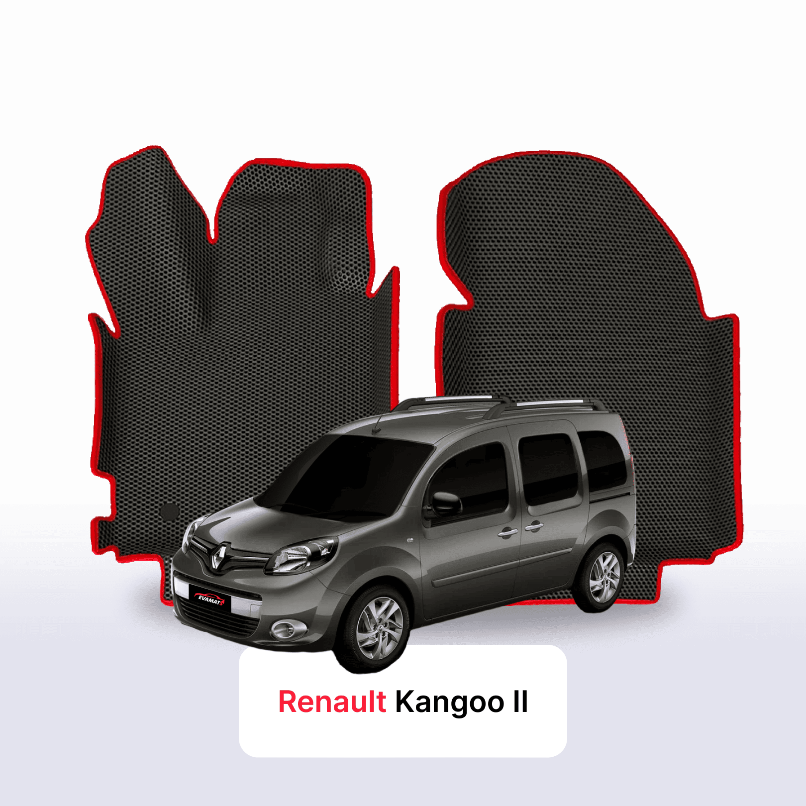 Fußmatten EVA für Renault Kangoo 2 gen 2008-2021 jahr MINIVAN