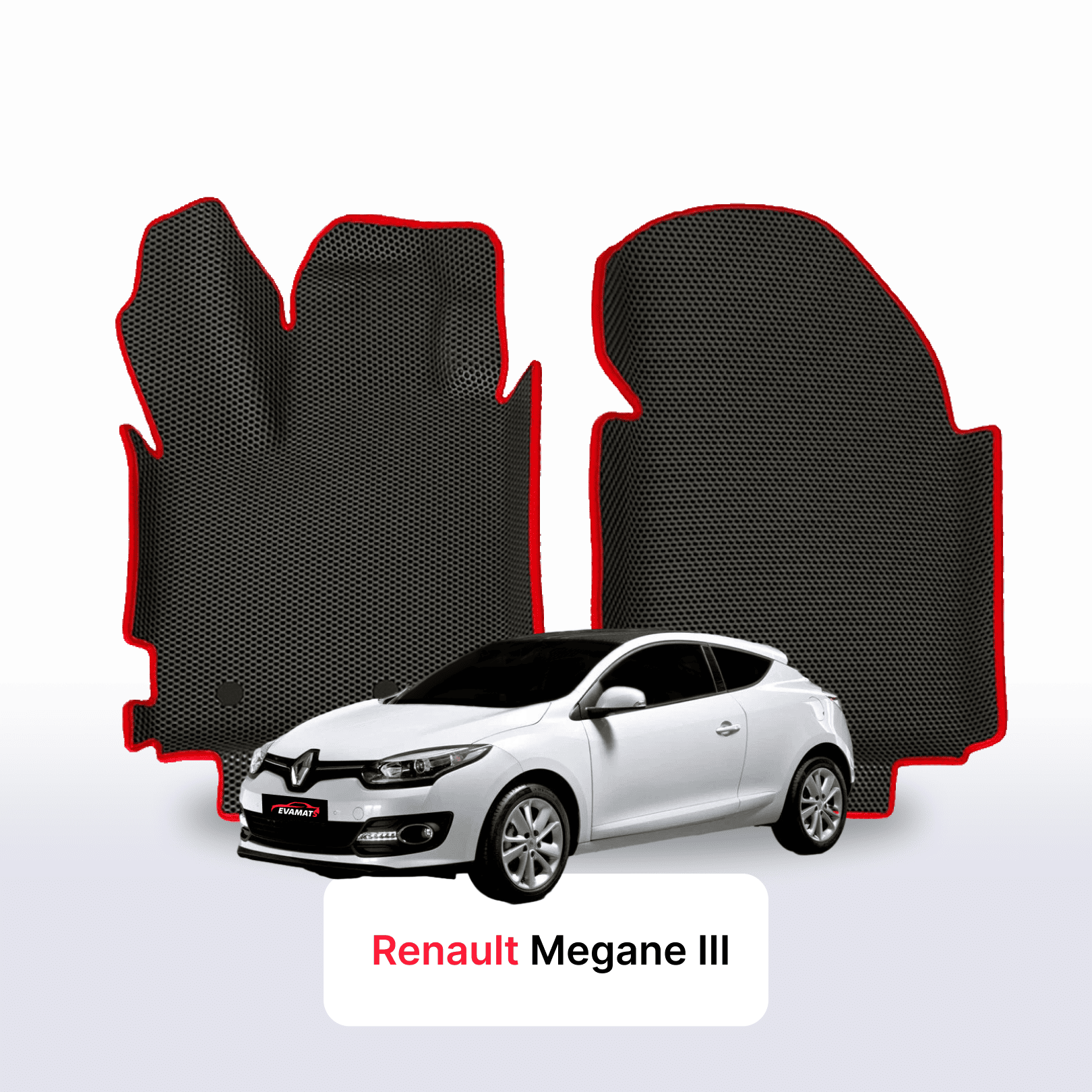 Fußmatten EVA für Renault Megane 3 gen 2008-2016 jahr SCHÄGHECK 3 türer