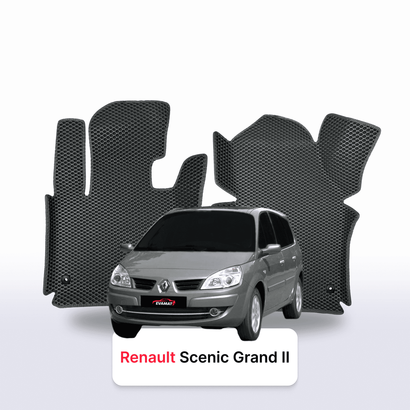 Fußmatten EVA für Renault Scenic Grand 2 gen 2003-2009 jahr MINIVAN