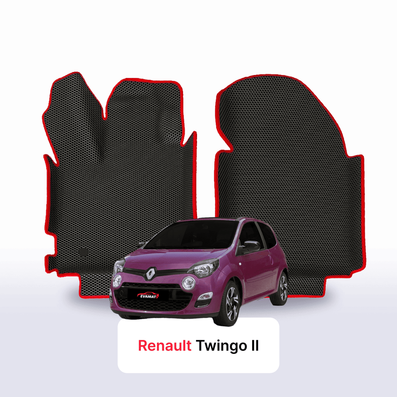Fußmatten EVA für Renault Twingo 2 gen 2007-2014 jahr SCHÄGHECK 3 türer