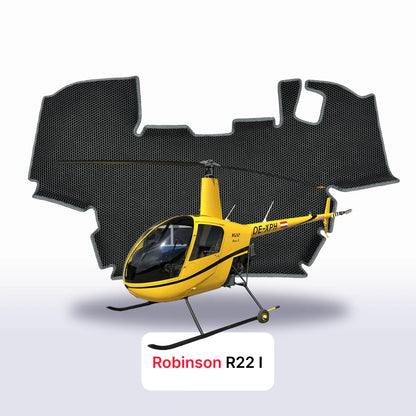 Fußmatten EVA für Robinson R22 1 gen 1979-2028 jahr HUBSCHRAUBER