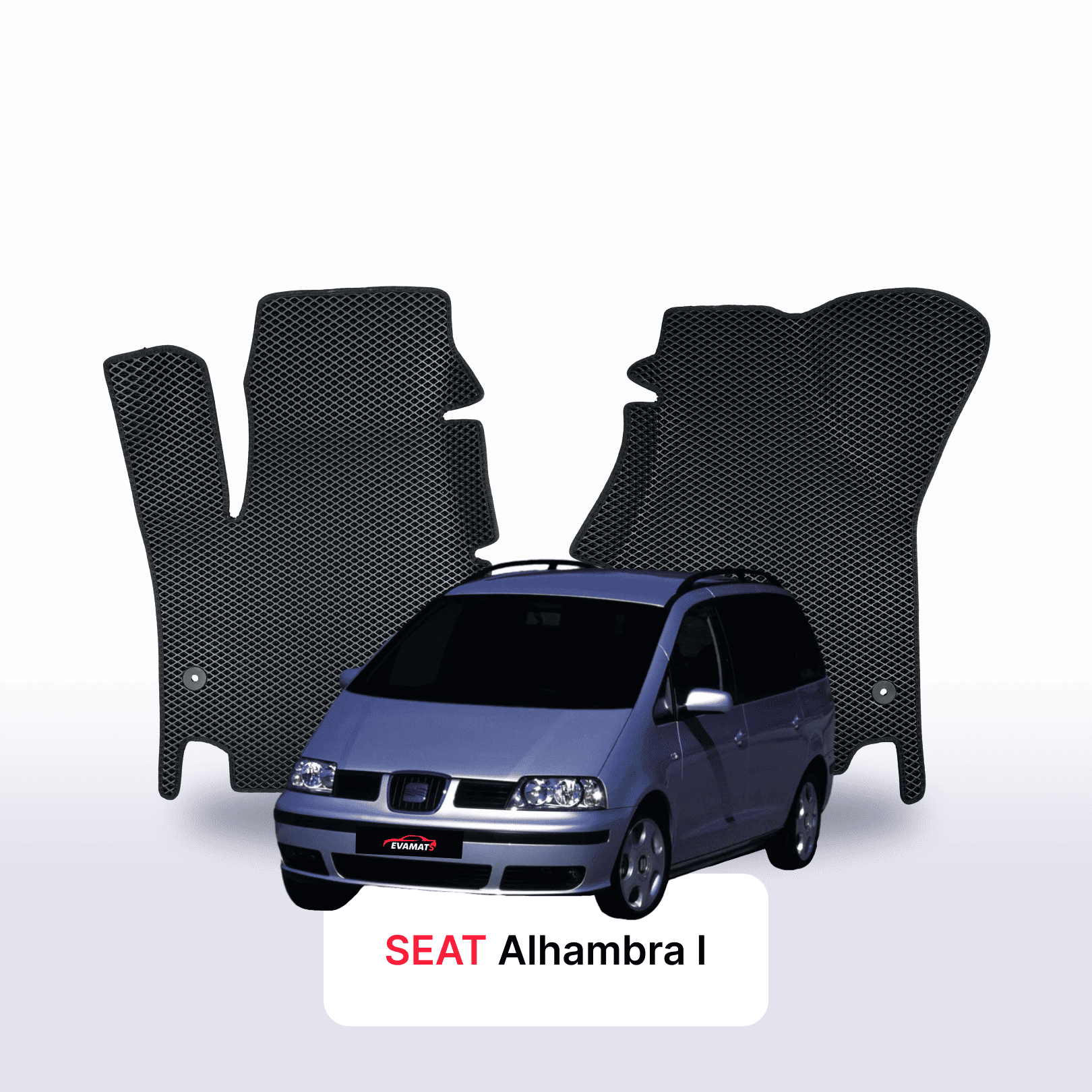 Fußmatten EVA für SEAT Alhambra 1 gen 1996-2010 jahr MINIVAN