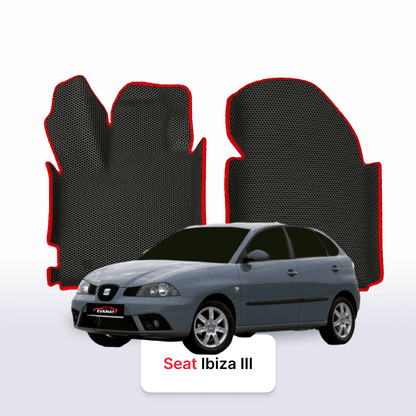 Fußmatten EVA für SEAT Ibiza 3 gen 2001-2008 jahr SCHÄGHECK 5 türer