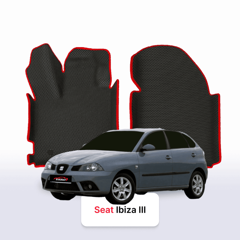 Fußmatten EVA für SEAT Ibiza 3 gen 2001-2008 jahr SCHÄGHECK 5 türer