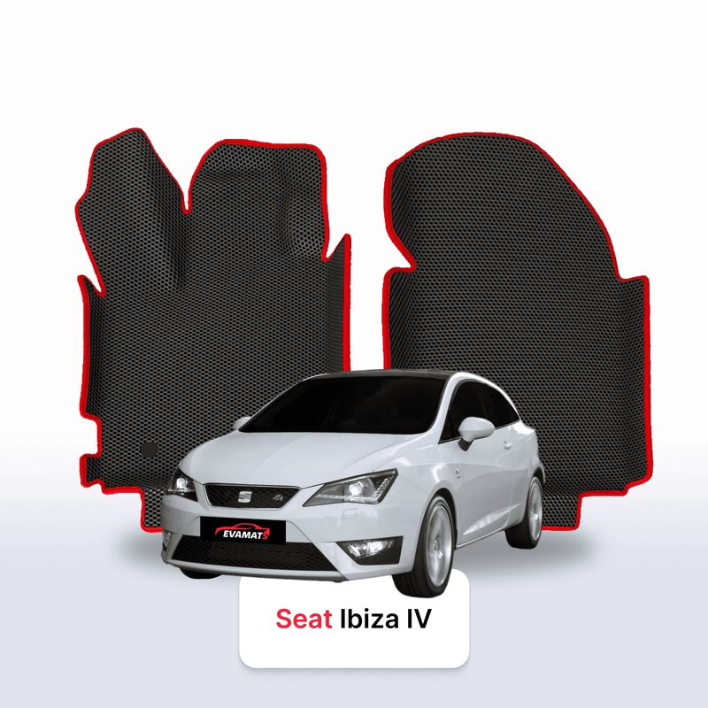 Fußmatten EVA für SEAT Ibiza 4 gen 2008-2017 jahr SCHÄGHECK 3 türer