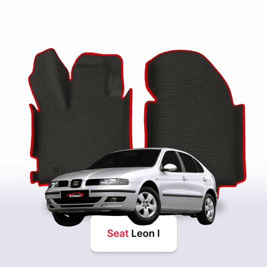 Fußmatten EVA für SEAT Leon 1 gen 1999-2006 jahr SCHÄGHECK 5 türer